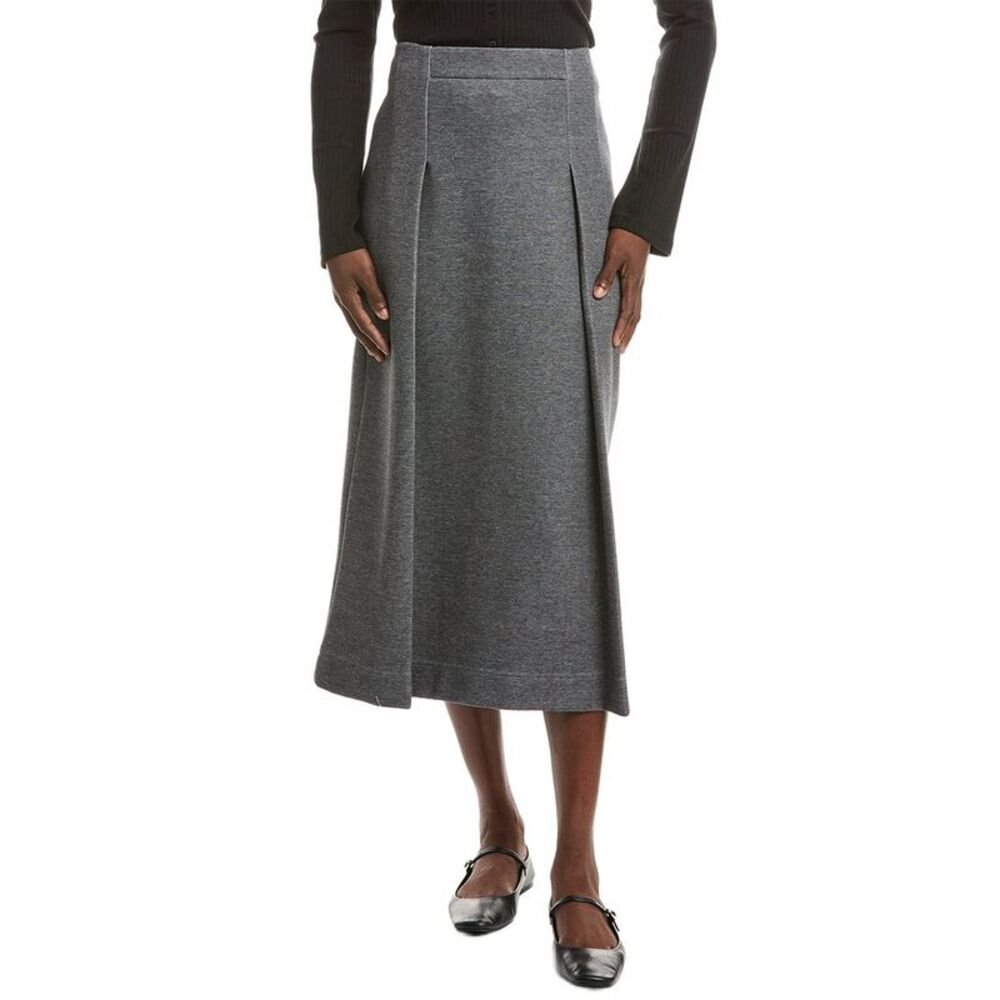 Max Mara Womens Mm By  Netto Jersey Skirt, Grey